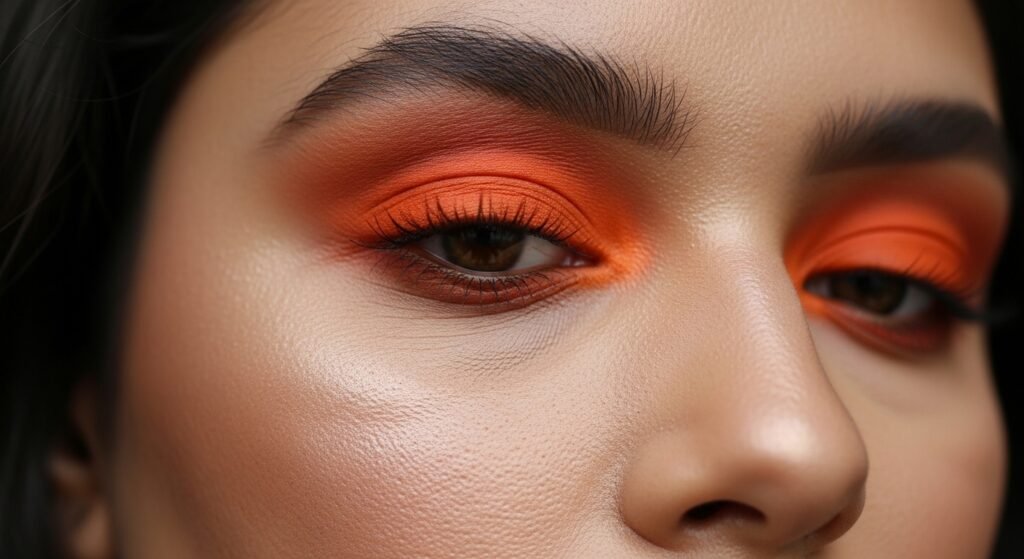 27 Bold Orange Eyeshadow Looks That Make Your Eyes Pop featured 2267
