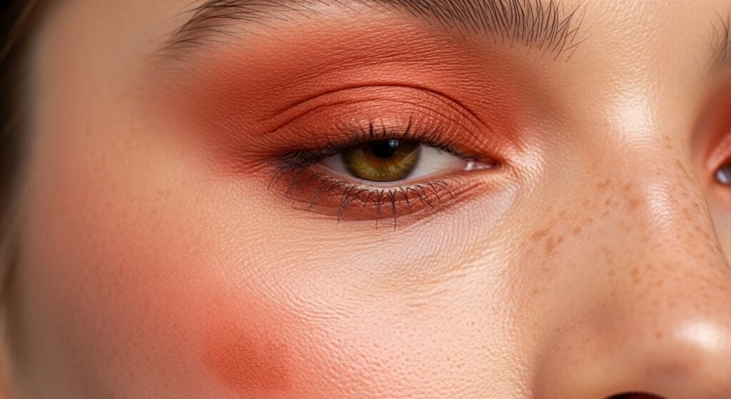 22 Gorgeous Burnt Orange Makeup Looks That Elevate Fall Glam featured 2268