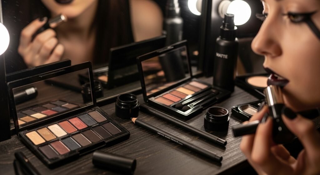 23 Aesthetic Goth Makeup Looks for a Dramatic Dark Style featured 2798